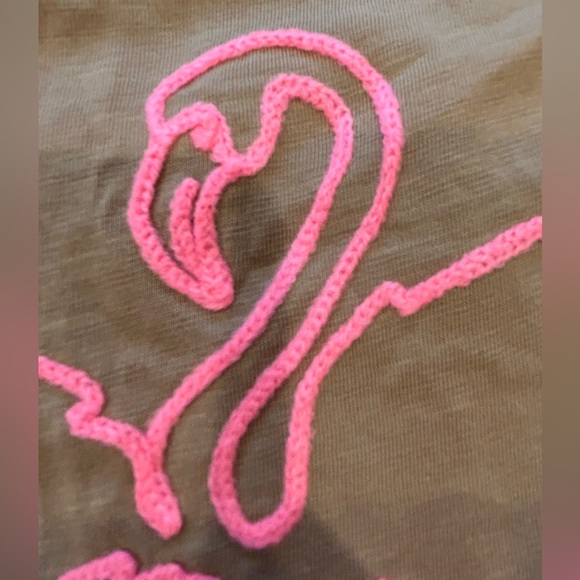 J.Crew Embroidered Flamingo Tee 🦩 - Picture 6 of 7